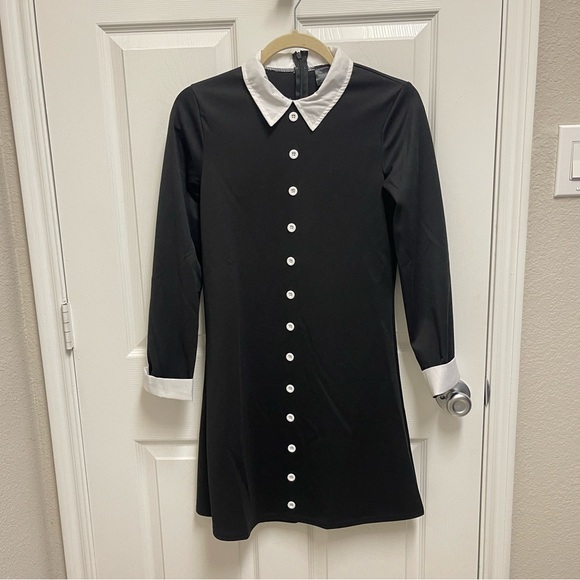 The Addams Family Wednesday Addams Halloween Dress - Picture 1 of 11